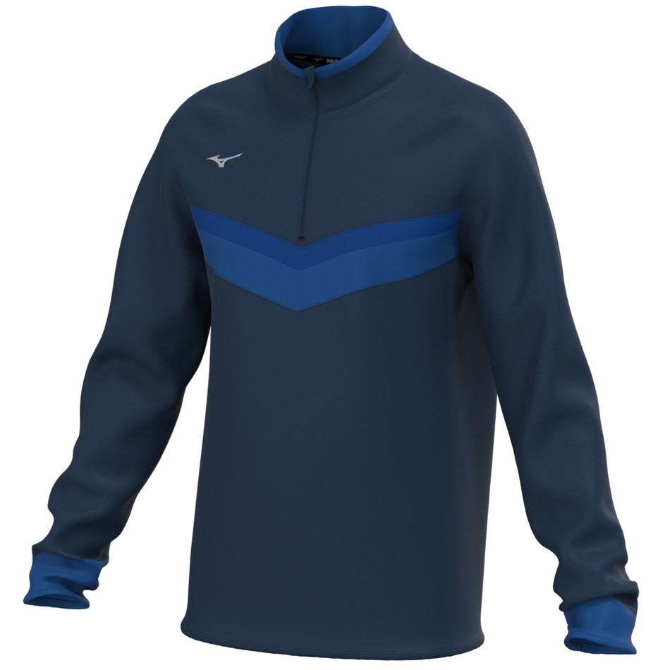 Mizuno Mizuno V Stripe 1/4Zip Navy